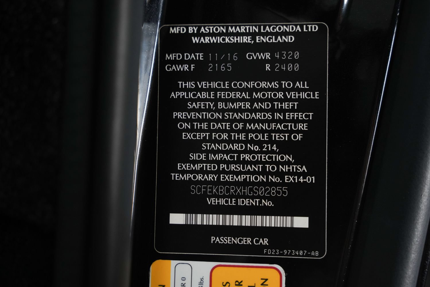 Used 2017 Aston Martin V12 Vantage S RWD image 50