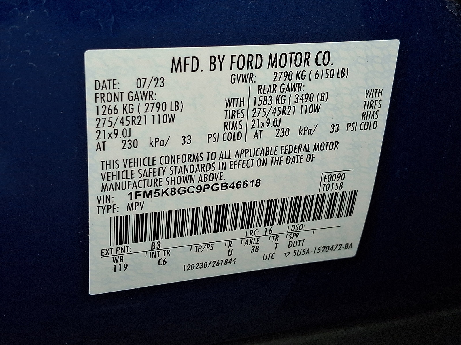 Used 2023 Ford Explorer ST w/ Equipment Group 401A AWD/4WD image 32