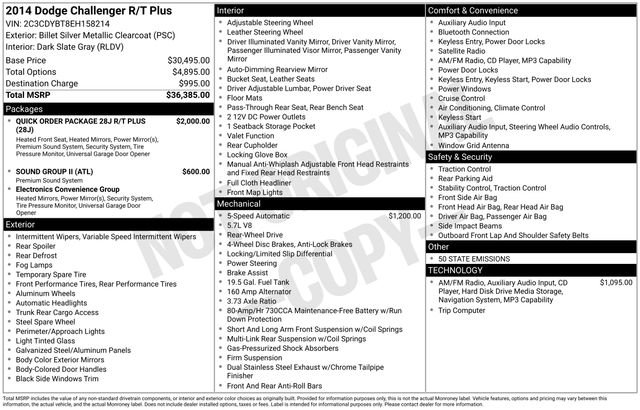 Used 2014 Dodge Challenger R/T Plus image 32
