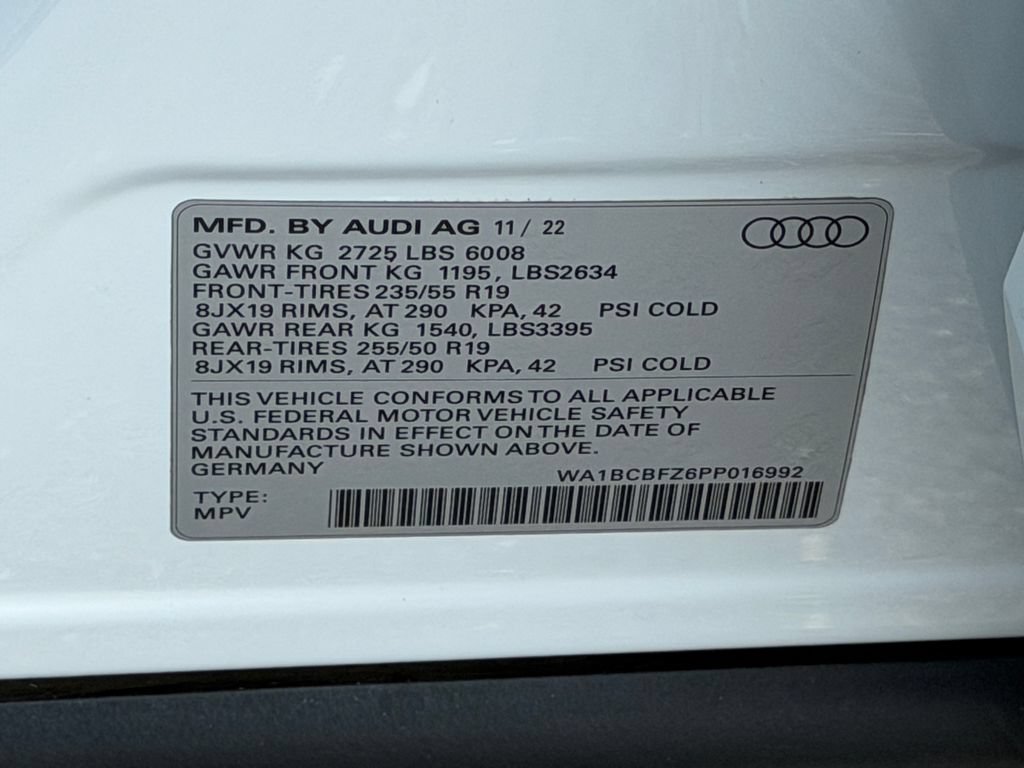 Certified 2023 Audi Q4 e-tron Premium Plus w/ Premium Plus RWD image 9
