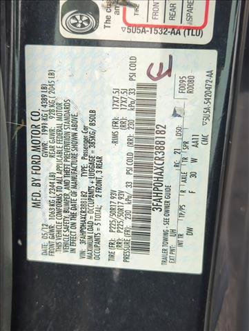 Used 2012 Ford Fusion SE FWD image 27