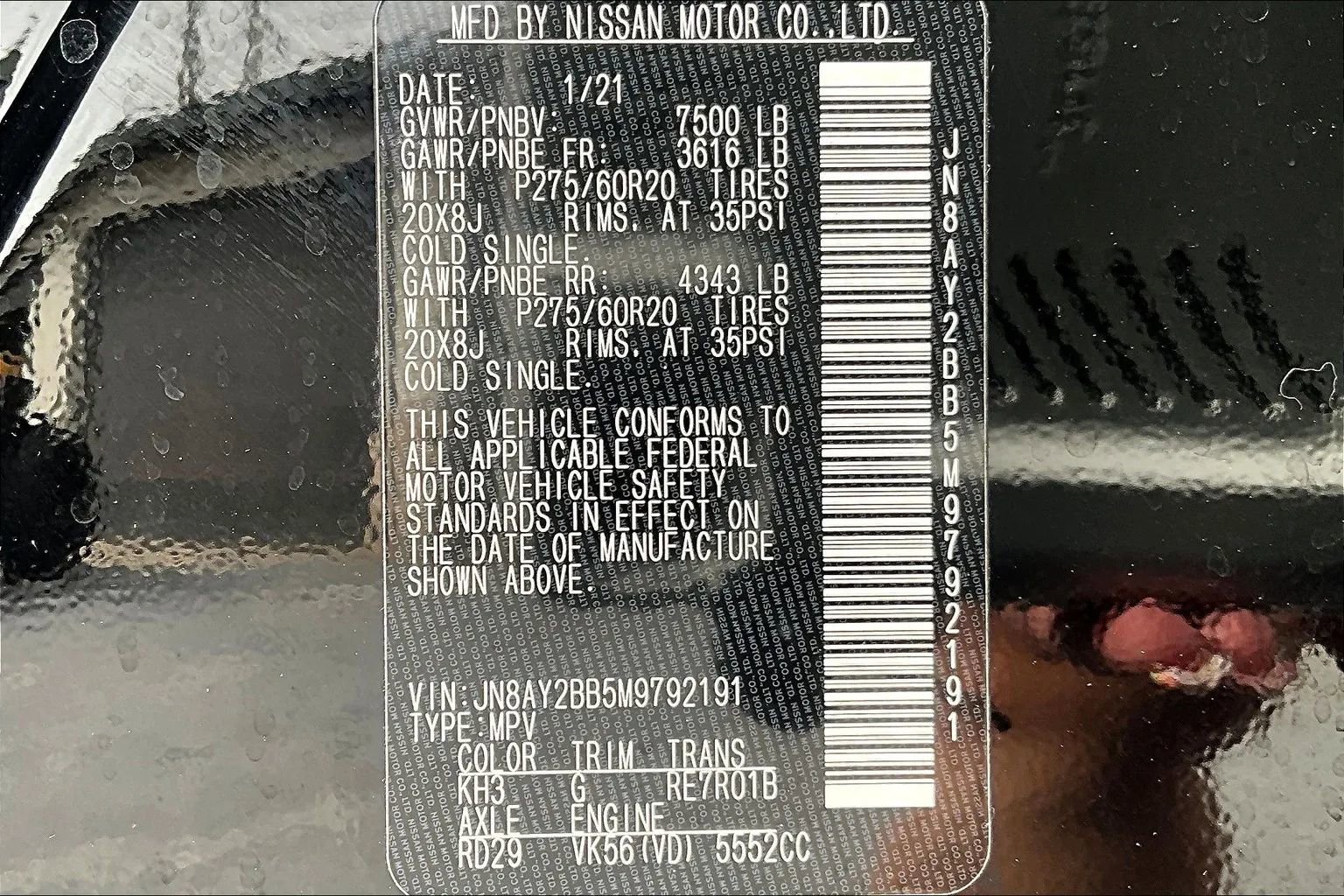 Used 2021 Nissan Armada SL w/ Captain's Chairs Package image 36