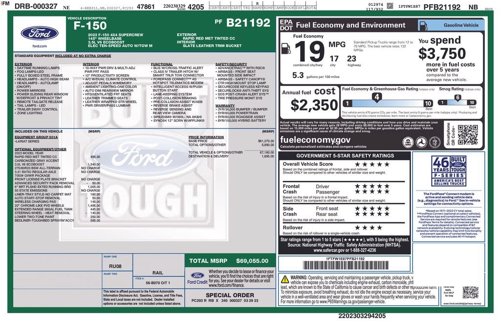 Used 2023 Ford F150 Lariat AWD/4WD image 21