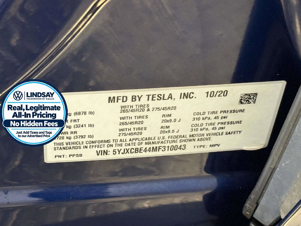 Used 2021 Tesla Model X Performance AWD/4WD image 29