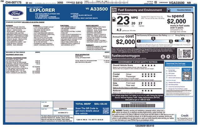 New 2027 Ford Explorer Platinum AWD/4WD image 28