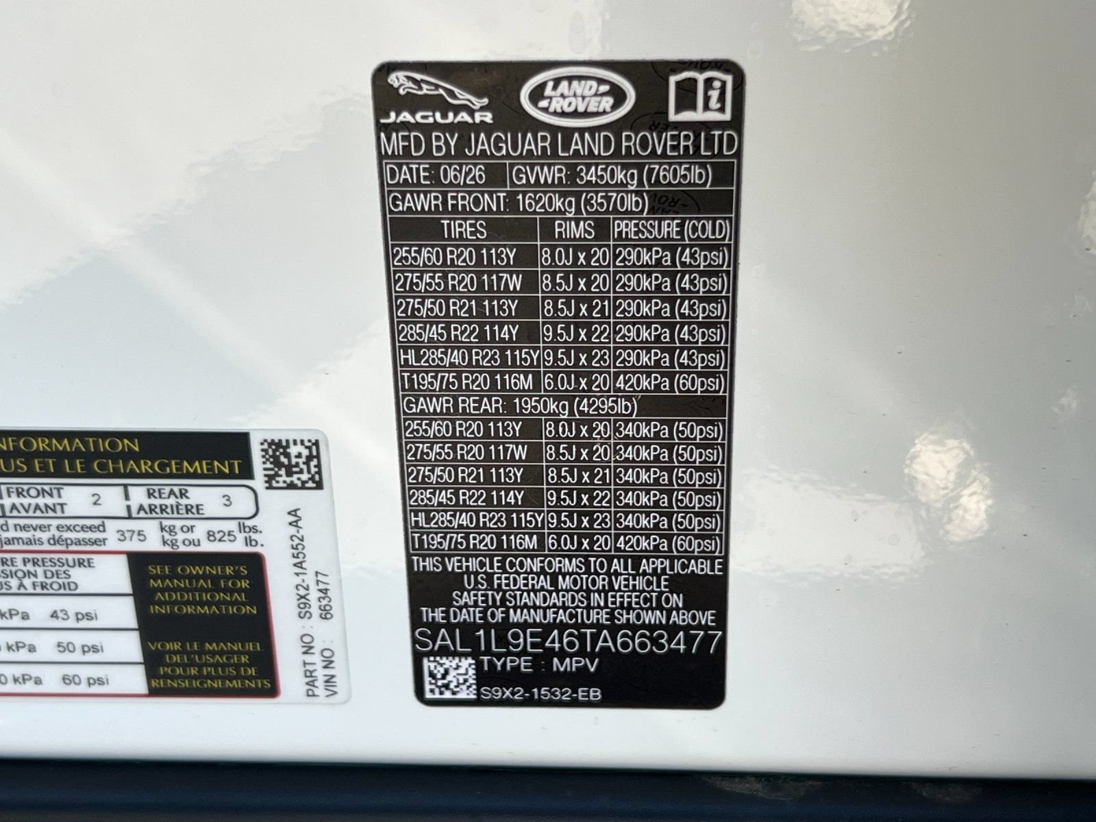 New 2026 Land Rover Range Rover Sport Dynamic SE AWD/4WD image 29