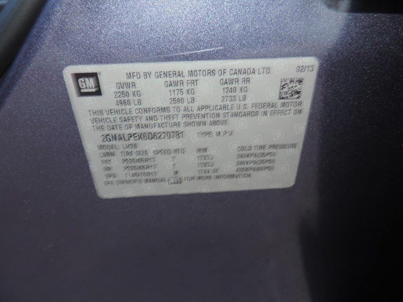 Used 2013 Chevrolet Equinox LT w/ Power Convenience Package FWD image 15