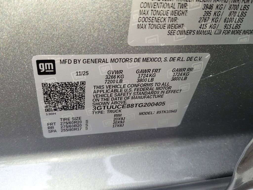 Used 2026 GMC Sierra 1500 Elevation w/ Preferred Package image 34
