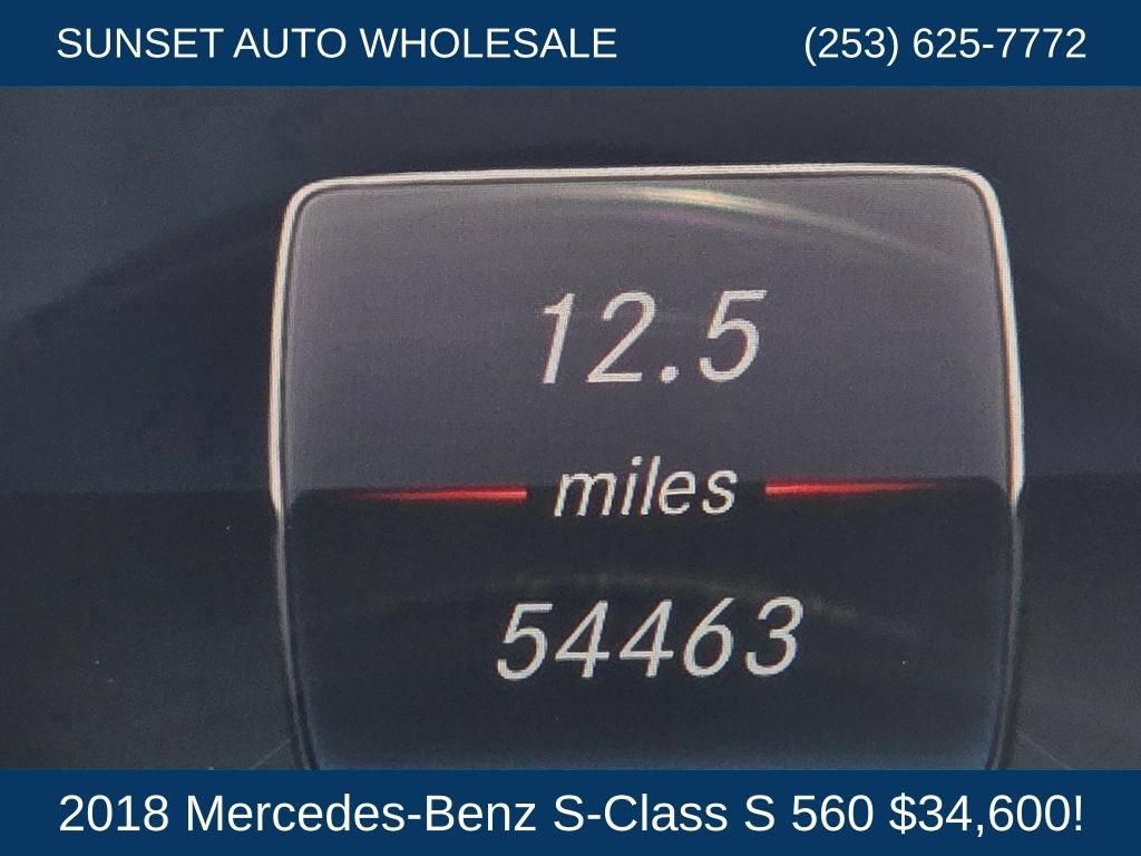 Used 2018 Mercedes-Benz S 560 Sedan w/ Premium Package image 36