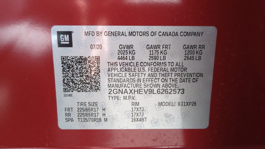 Used 2020 Chevrolet Equinox LS w/ LS Convenience Package FWD image 23