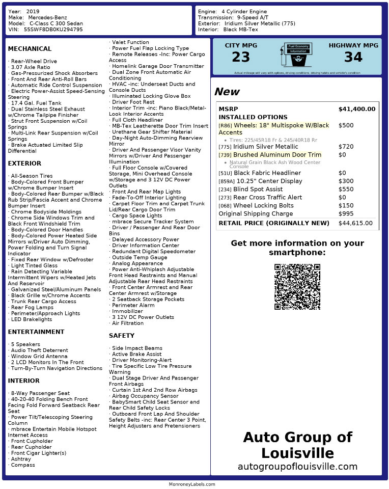 Used 2019 Mercedes-Benz C 300 Sedan image 10