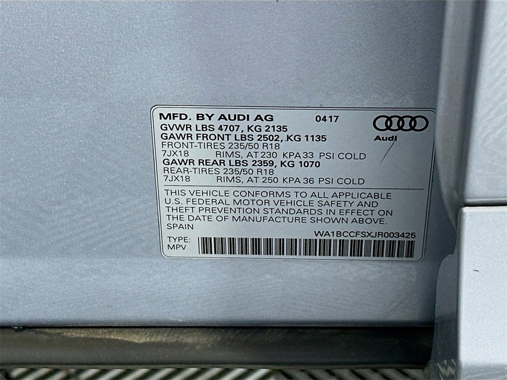 Used 2018 Audi Q3 2.0T Premium image 31