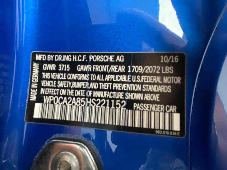 Used 2017 Porsche 718 Boxster image 53