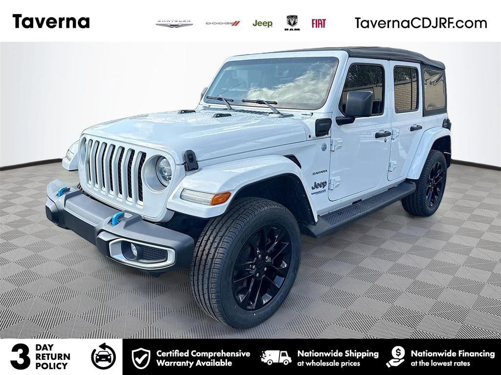 Used 2022 Jeep Wrangler Unlimited Sahara w/ Safety Group AWD/4WD image 1