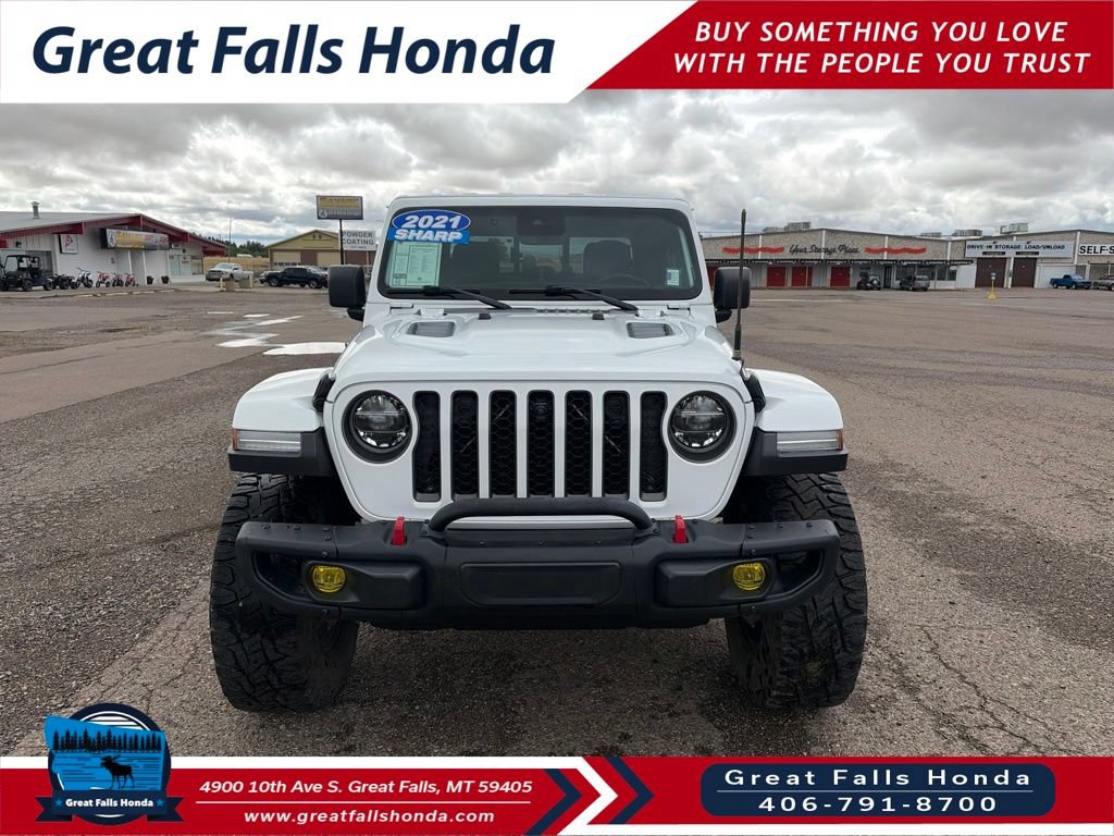 Used 2021 Jeep Gladiator Rubicon w/ Uconnect 4C Nav & Sound Group AWD/4WD image 2