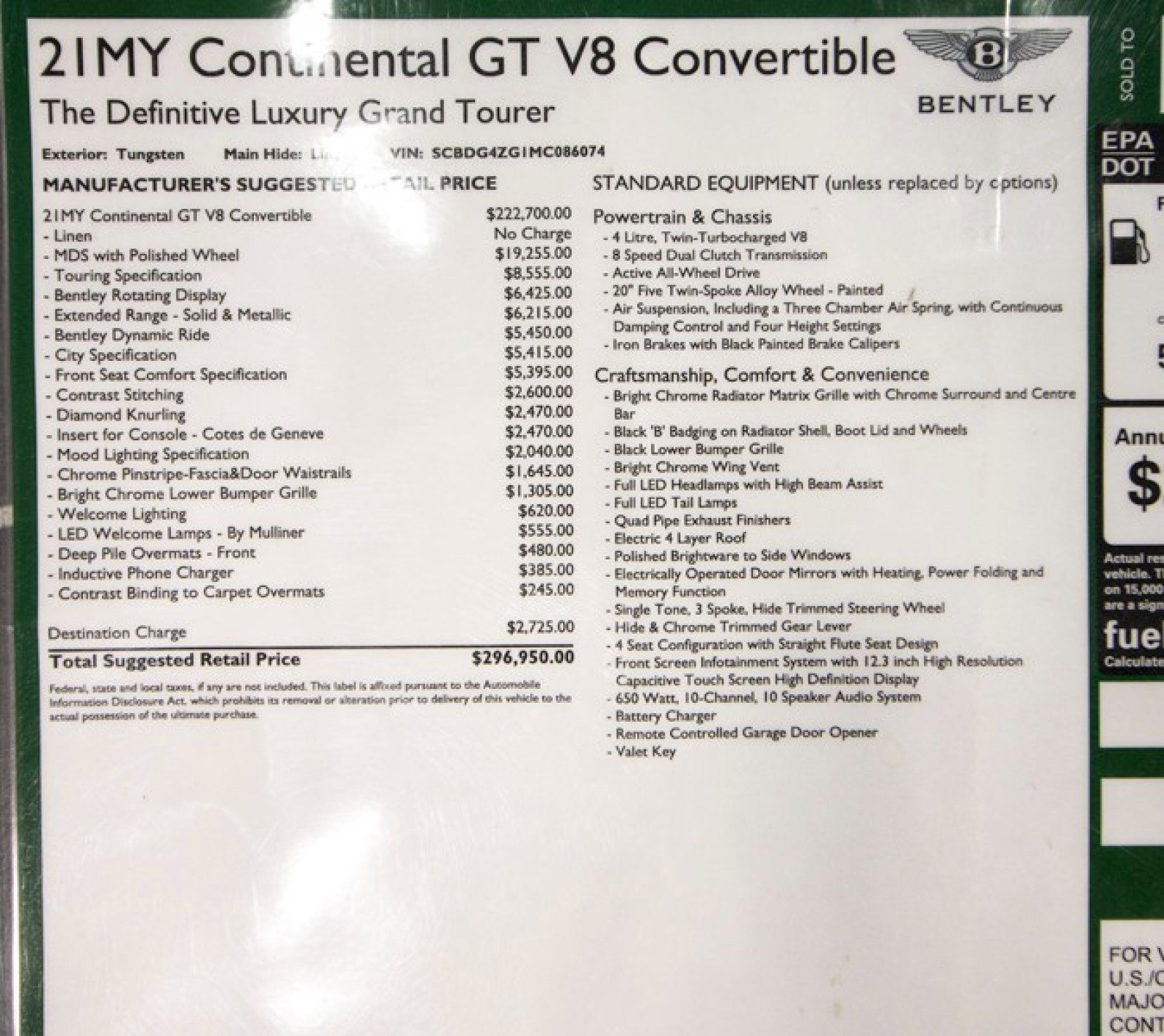 Used 2021 Bentley Continental GT image 61