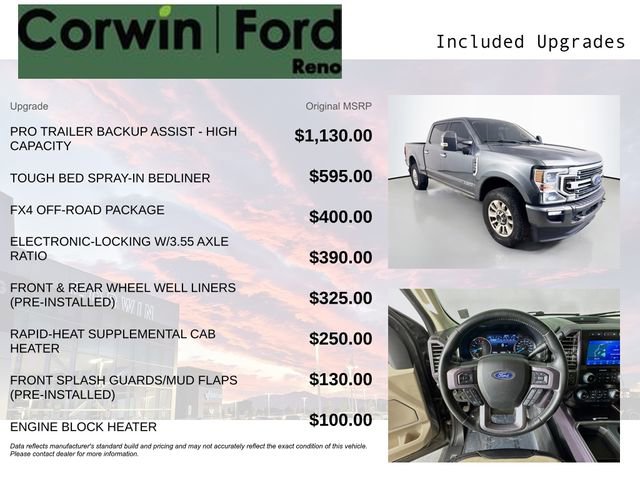 Used 2020 Ford F250 Limited w/ FX4 Off-Road Package image 3