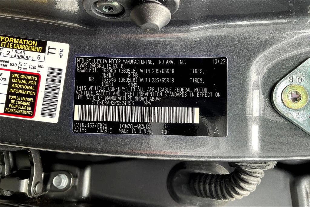 Used 2023 Toyota Highlander L FWD image 21