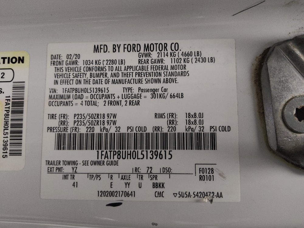 Used 2020 Ford Mustang Premium RWD image 33