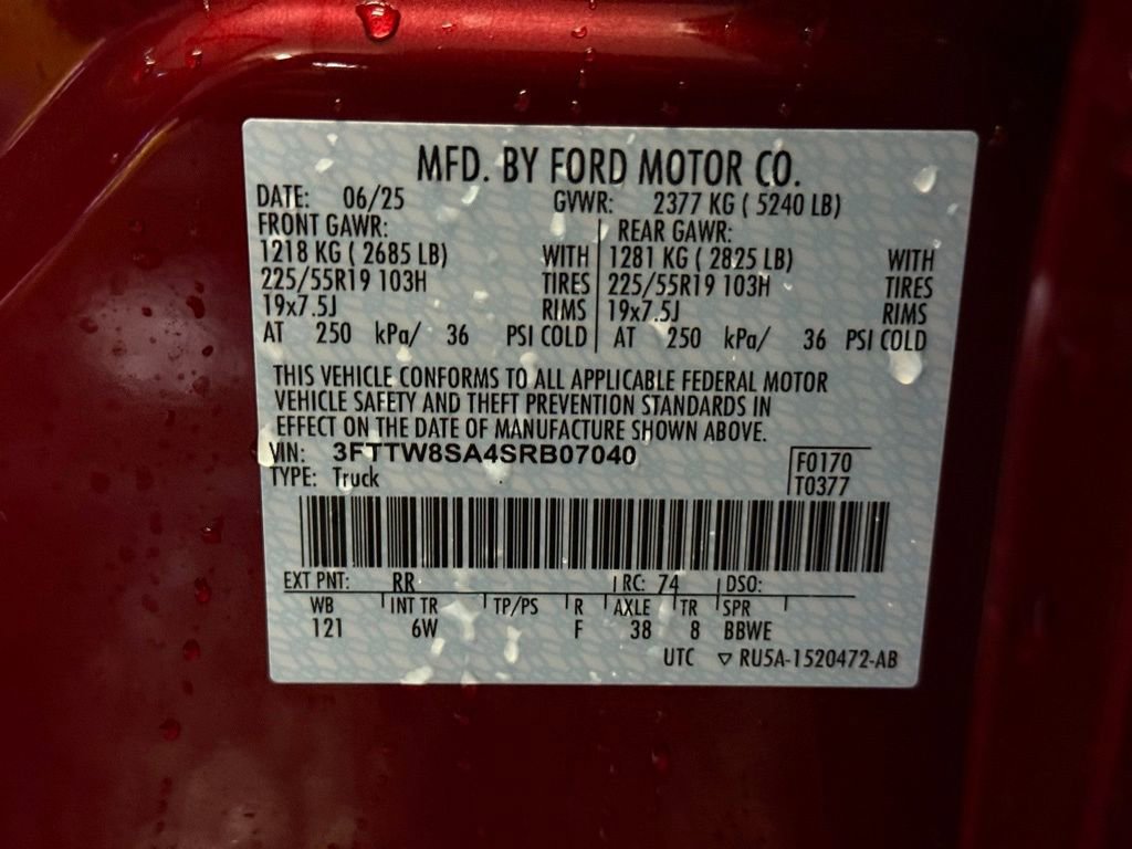 New 2025 Ford Maverick Lariat w/ Black Appearance Package image 41