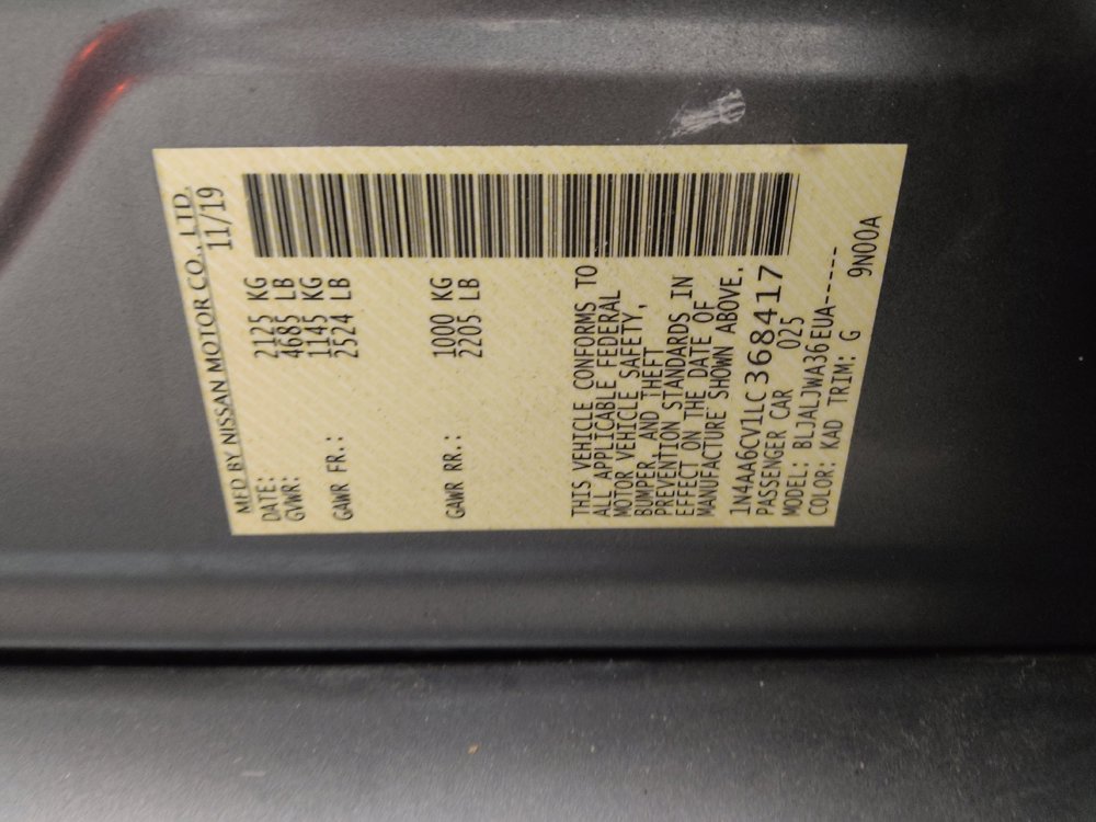Used 2020 Nissan Maxima 3.5 SV w/ Floor Mat Group FWD image 33