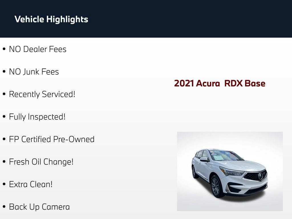 Used 2021 Acura RDX w/ Technology Package FWD image 63