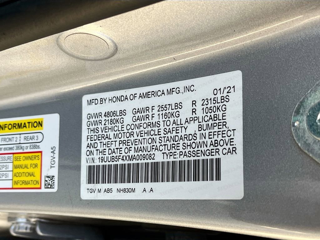 Used 2021 Acura TLX w/ Technology Package FWD image 32