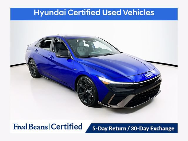 Certified 2025 Hyundai Elantra N Line