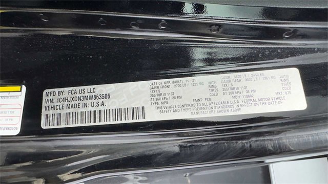 Used 2021 Jeep Wrangler Unlimited Sport image 36