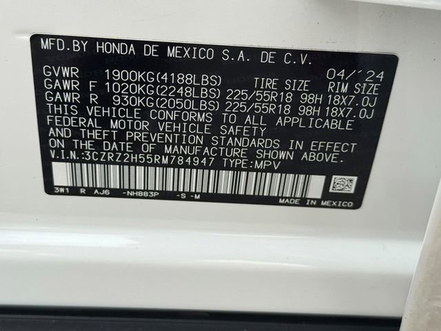 Certified 2024 Honda HR-V Sport image 28