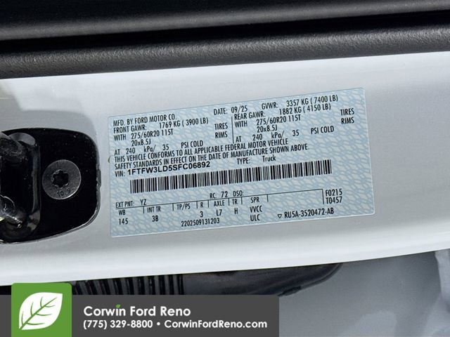 New 2025 Ford F150 XLT w/ Equipment Group 303A High image 35