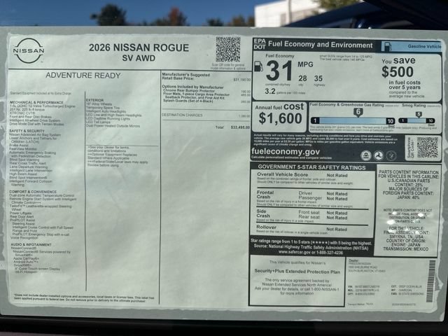 Used 2026 Nissan Rogue SV AWD/4WD image 7