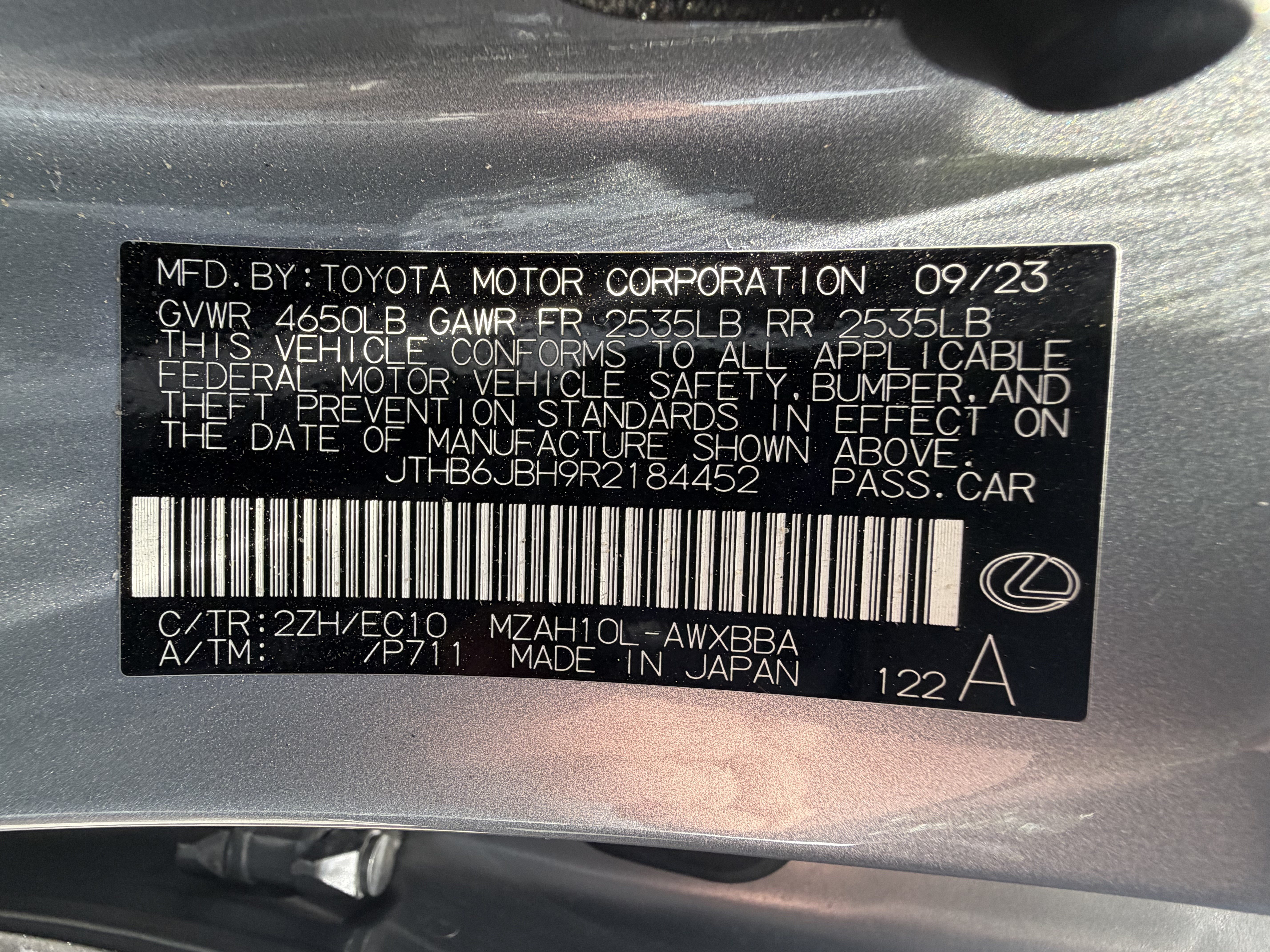Used 2024 Lexus UX 250h F Sport FWD image 51