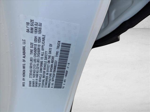 Used 2019 Honda Ridgeline RTL-E image 26