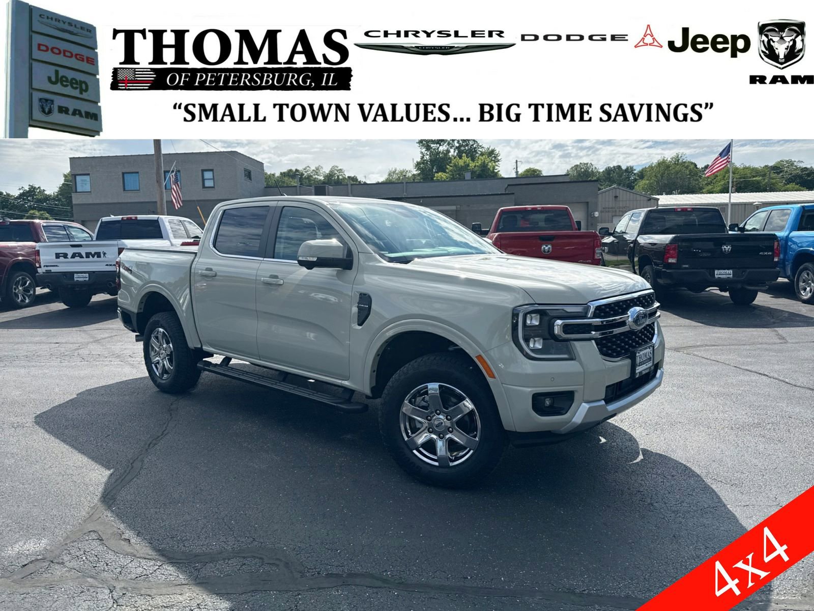 Used 2025 Ford Ranger Lariat w/ Chrome Accent Package