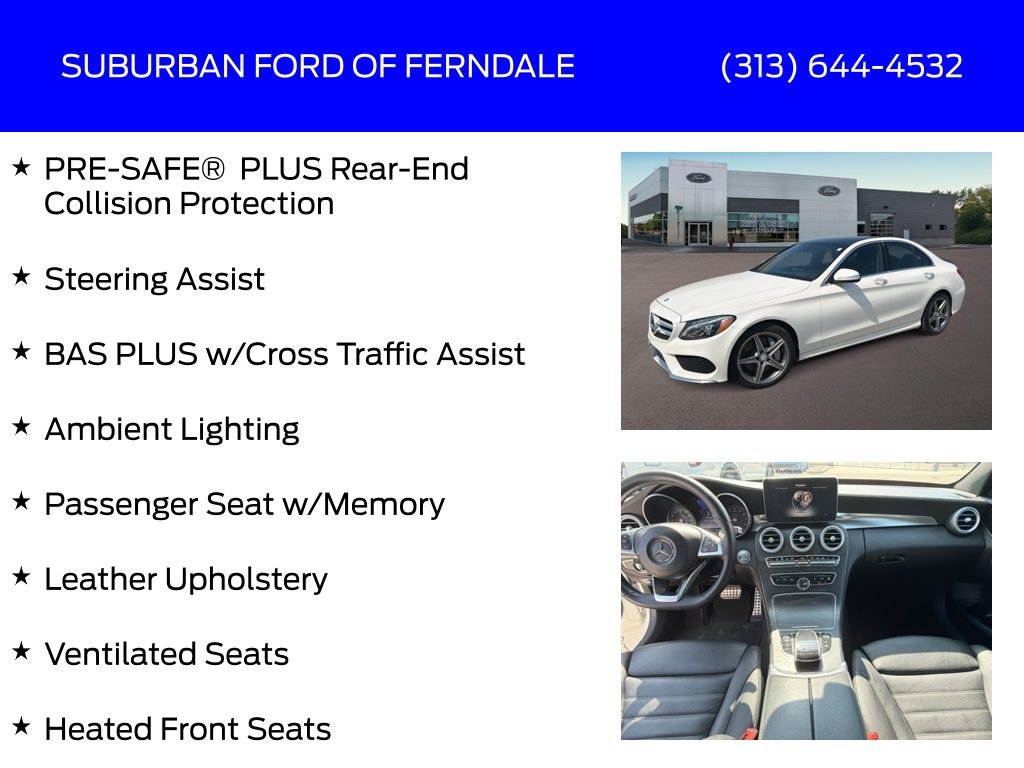 Used 2015 Mercedes-Benz C 400 4MATIC image 20