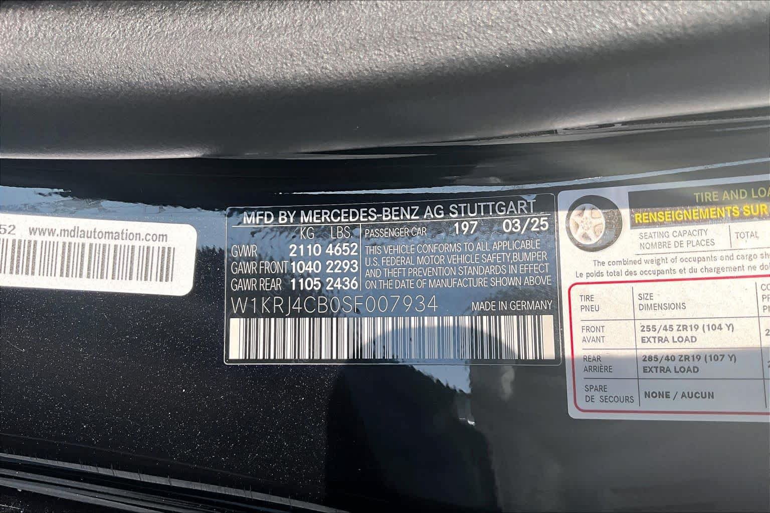 Certified 2025 Mercedes-Benz AMG GT 43 image 61