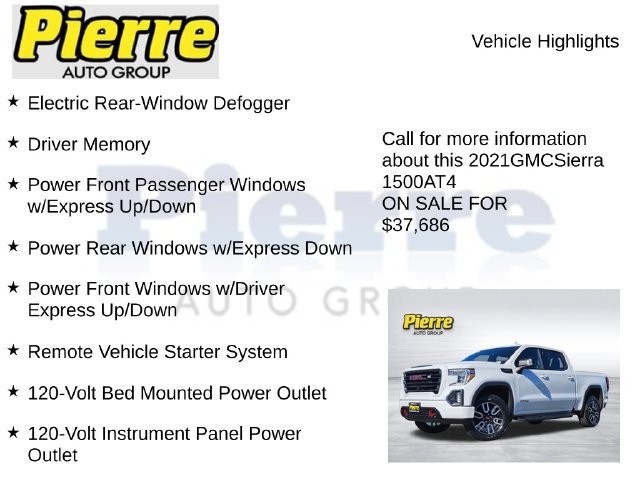 Used 2021 GMC Sierra 1500 AT4 w/ Technology Package AWD/4WD image 23