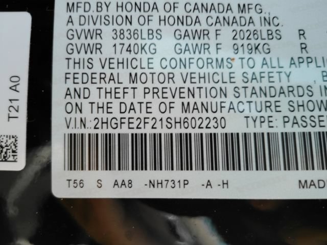 Used 2025 Honda Civic LX image 46