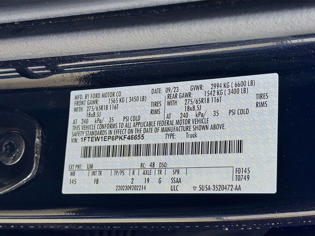 Used 2023 Ford F150 XLT w/ Equipment Group 302A High AWD/4WD image 37