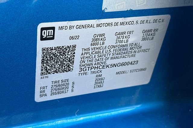 Used 2022 GMC Sierra 1500 Elevation RWD image 32