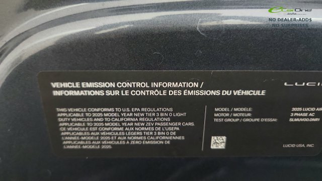 Used 2025 Lucid Air Pure RWD image 81