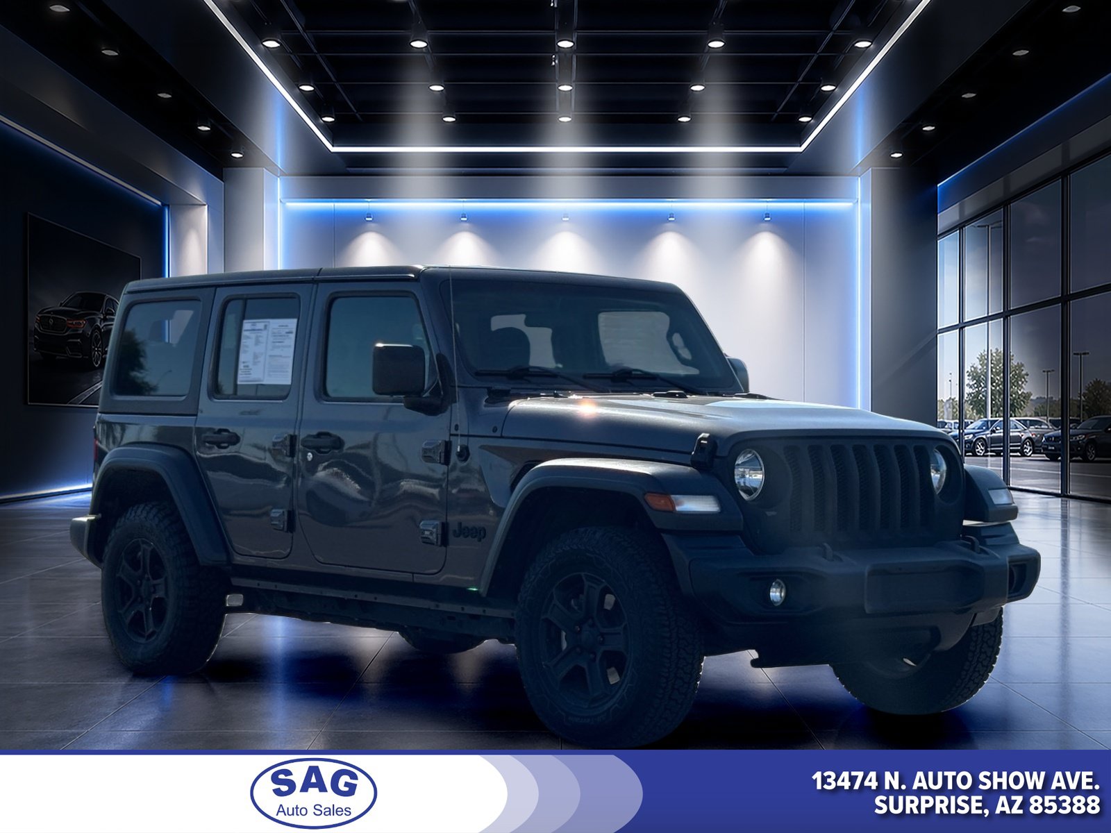 Used 2019 Jeep Wrangler Unlimited Sport S AWD/4WD image 1
