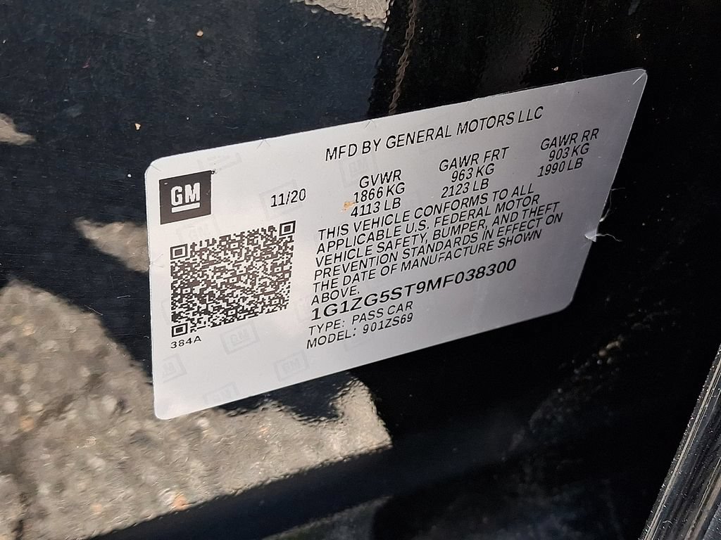 Certified 2021 Chevrolet Malibu RS FWD image 25