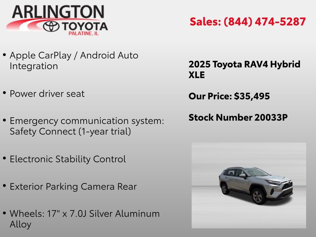 Used 2025 Toyota RAV4 XLE AWD/4WD image 4