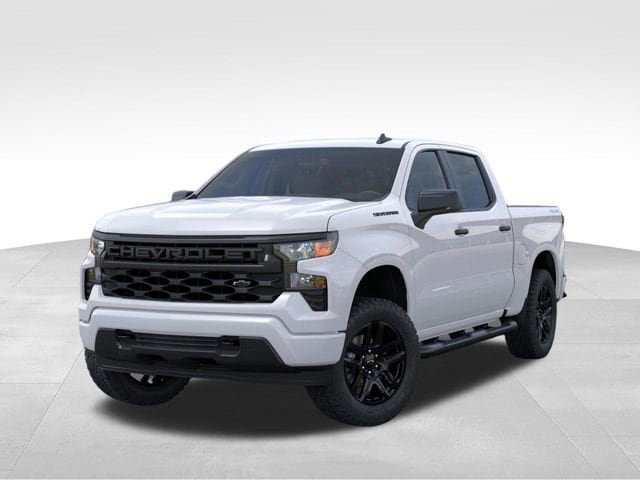 New 2026 Chevrolet Silverado 1500 Custom w/ Turbomax Blackout Package AWD/4WD image 6