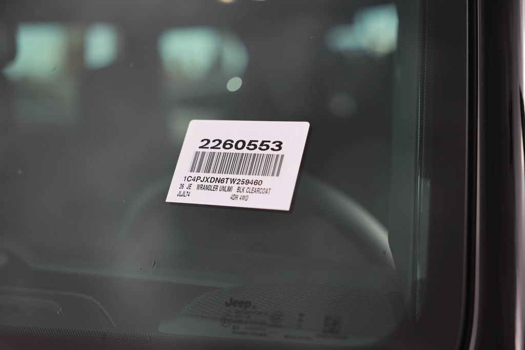 New 2026 Jeep Wrangler Unlimited Sport AWD/4WD image 37