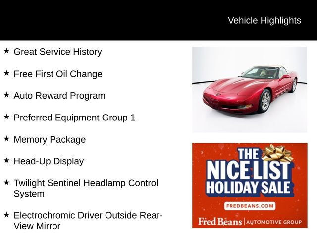 Used 2004 Chevrolet Corvette Convertible w/ Preferred Equipment Group image 3