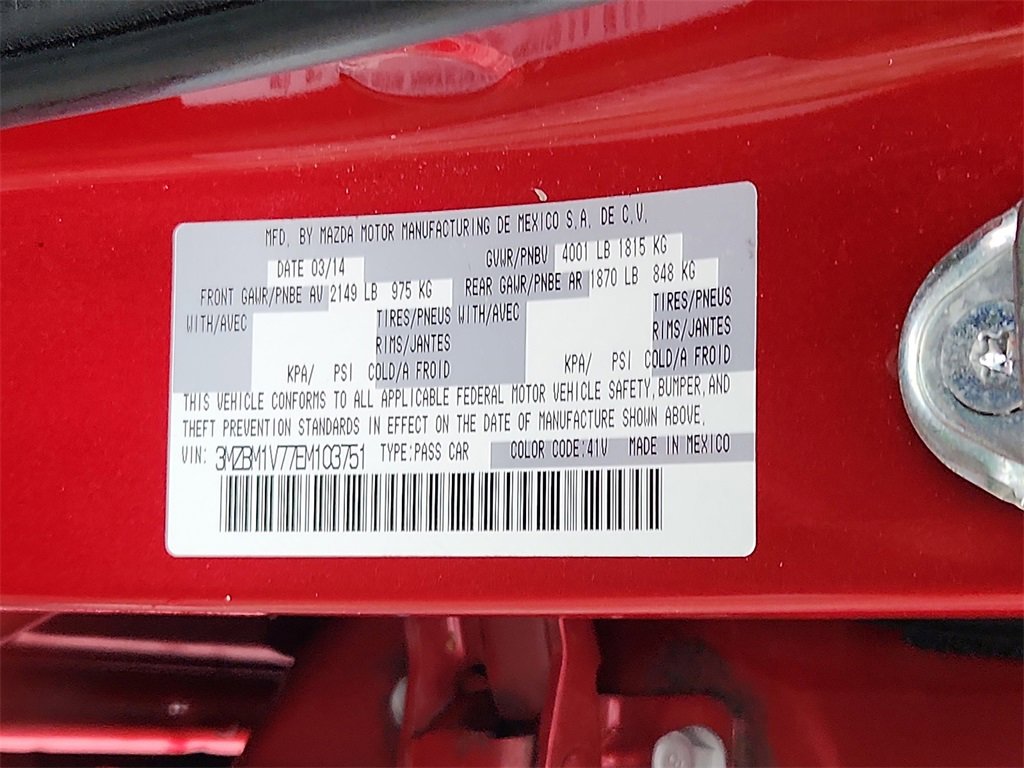 Used 2014 MAZDA MAZDA3 i Touring image 26