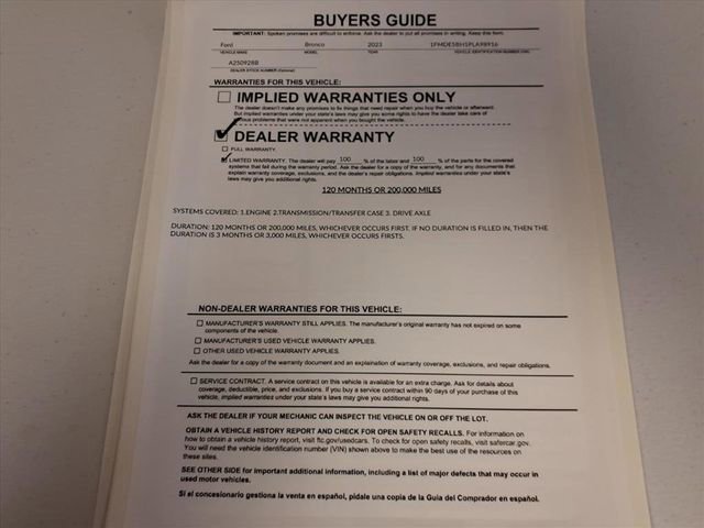 Used 2023 Ford Bronco Big Bend image 31